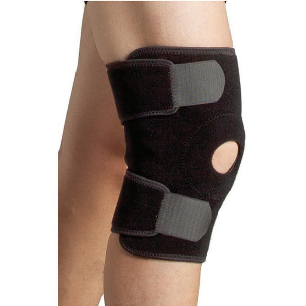 Επιγονατίδα One Size με οπή Neoprene ανοικτή με δέστρες